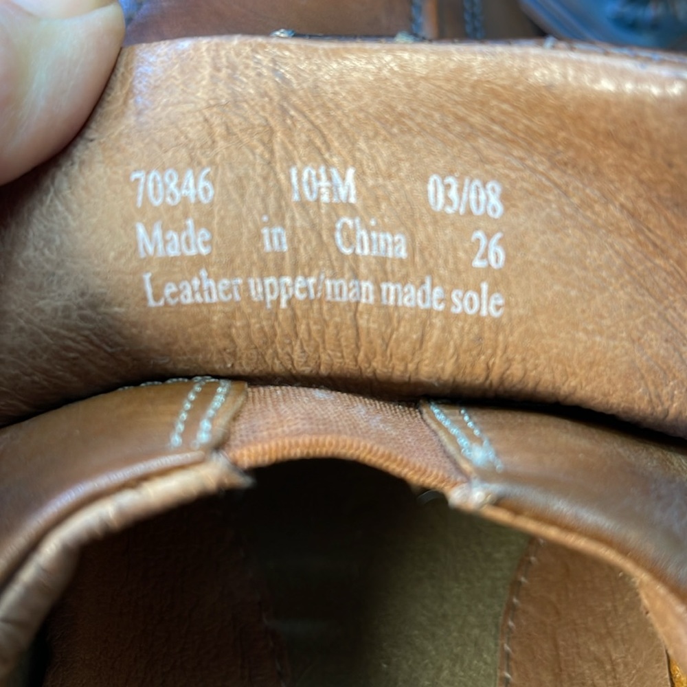 Clark’s Men Loafers 👞 size  10 1/2  M Brown - Picture 8 of 10